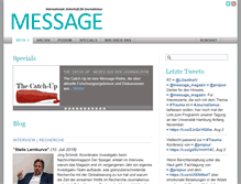 Tablet Screenshot of message-online.com